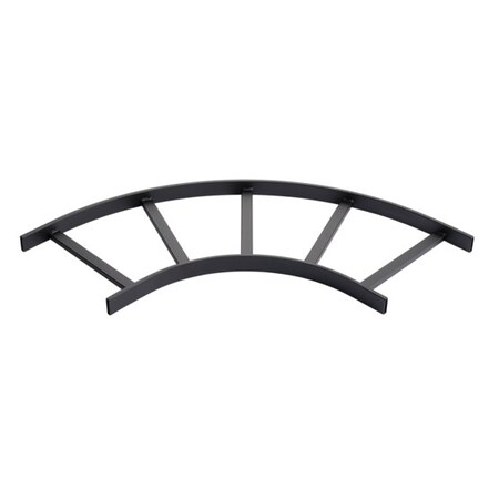Hoffman 90 DEG. HOR. BEND 18IN - BLA L90HB18BLK